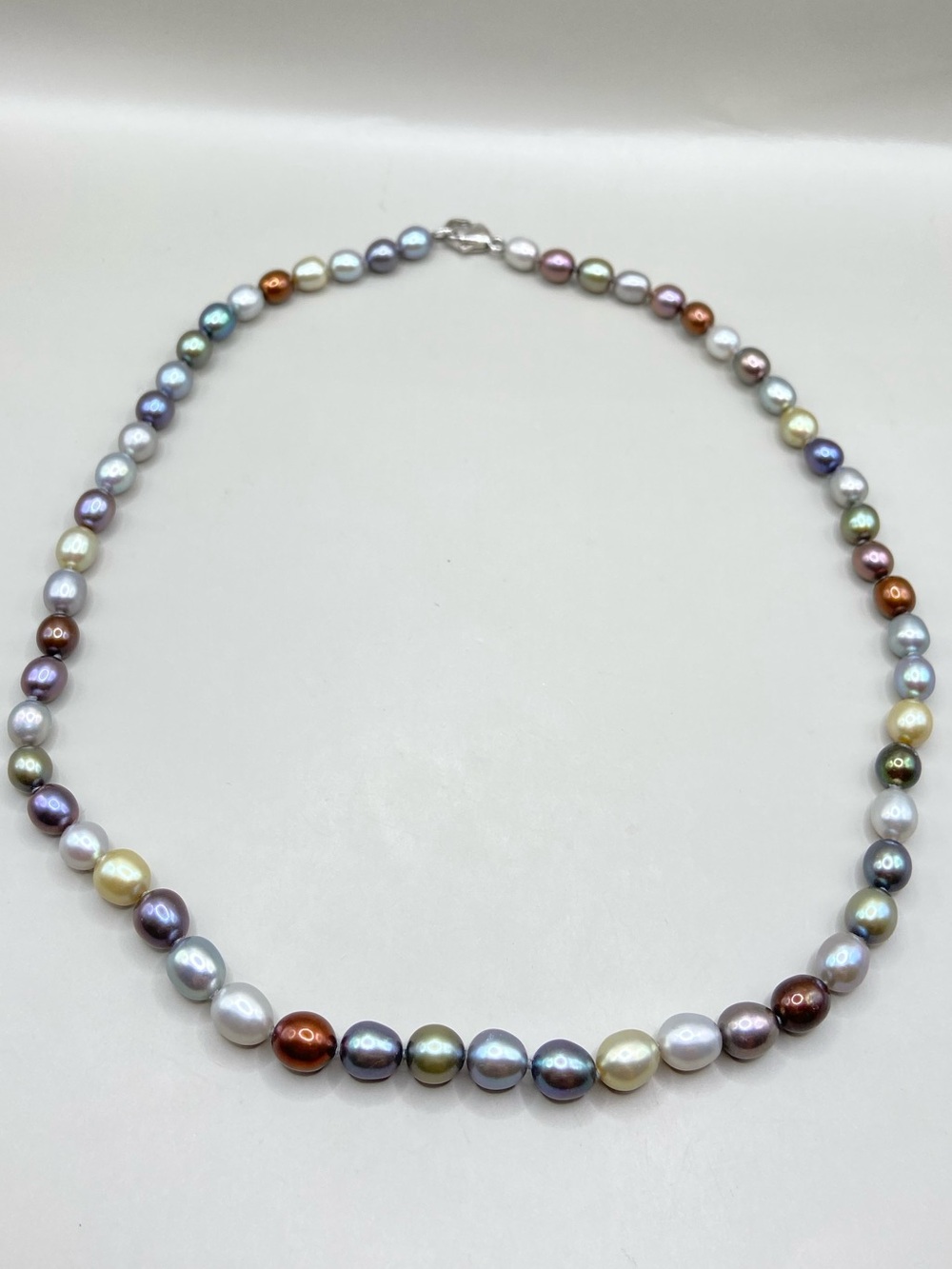 Honora Earth Tones Multi Color Cultured Pearl Necklace